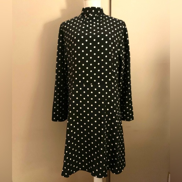 SHEIN Dresses & Skirts - Polka Dot Black Dress